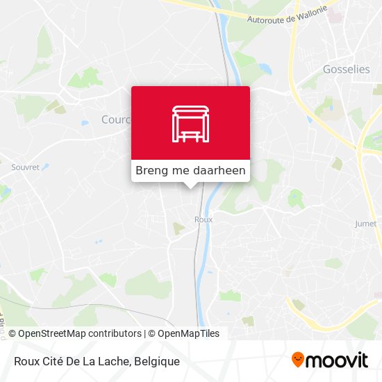 Roux Cité De La Lache kaart