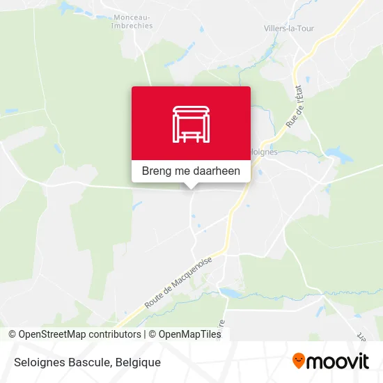 Seloignes Bascule kaart