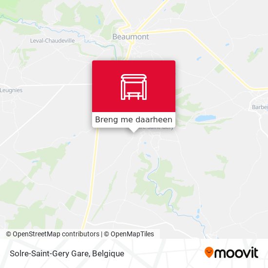 Solre-Saint-Gery Gare kaart