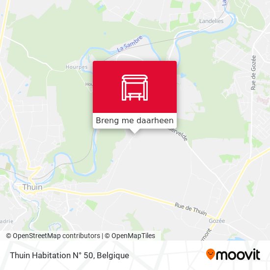 Thuin Habitation N° 50 kaart