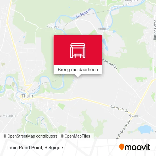 Thuin Rond Point kaart