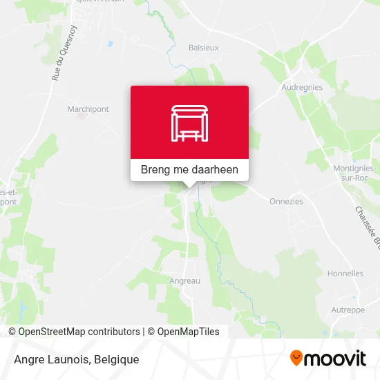 Angre Launois kaart