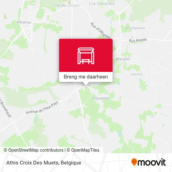 Athis Croix Des Muets kaart