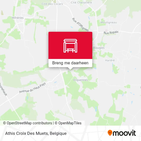 Athis Croix Des Muets kaart