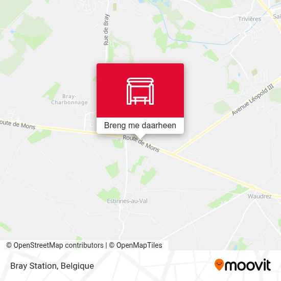 Bray Station kaart