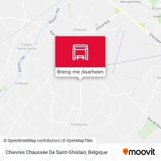 Chievres Chaussée De Saint-Ghislain kaart