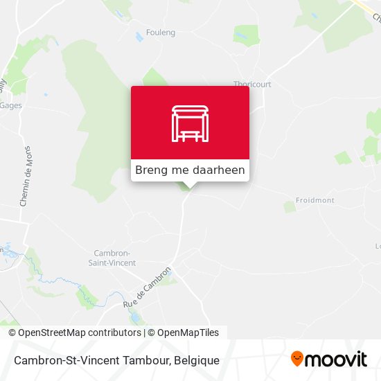Cambron-St-Vincent Tambour kaart