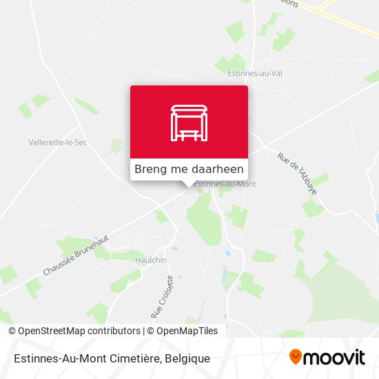 Estinnes-Au-Mont Cimetière kaart