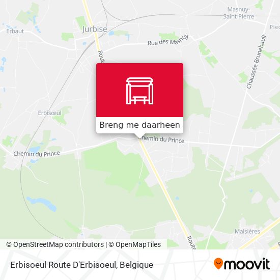 Erbisoeul Route D'Erbisoeul kaart