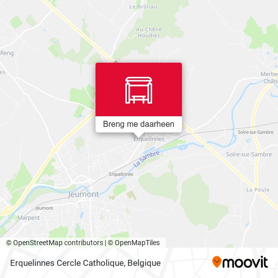 Erquelinnes Cercle Catholique kaart