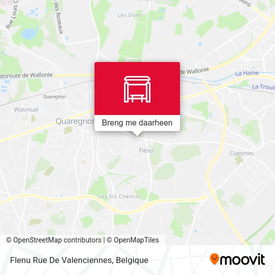 Flenu Rue De Valenciennes kaart