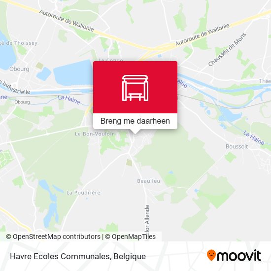 Havre Ecoles Communales kaart