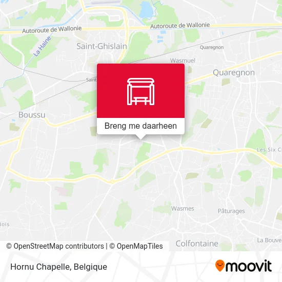 Hornu Chapelle kaart