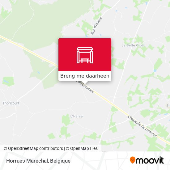 Horrues Maréchal kaart