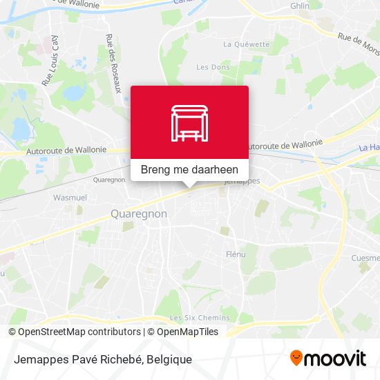 Jemappes Pavé Richebé kaart