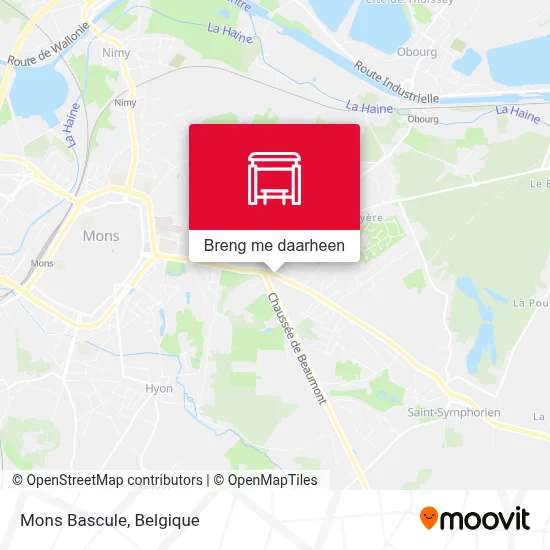 Mons Bascule kaart