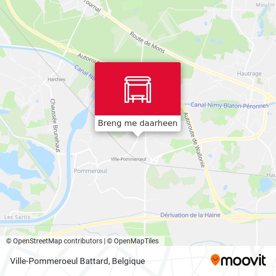 Ville-Pommeroeul Battard kaart