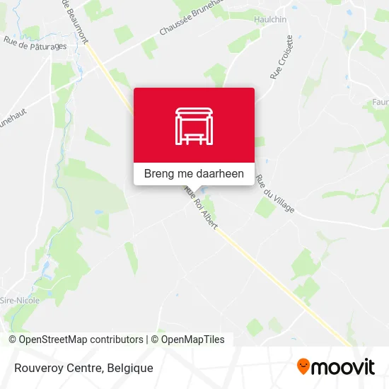 Rouveroy Centre kaart