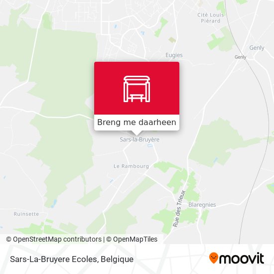 Sars-La-Bruyere Ecoles kaart