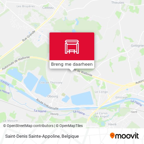 Saint-Denis Sainte-Appoline kaart