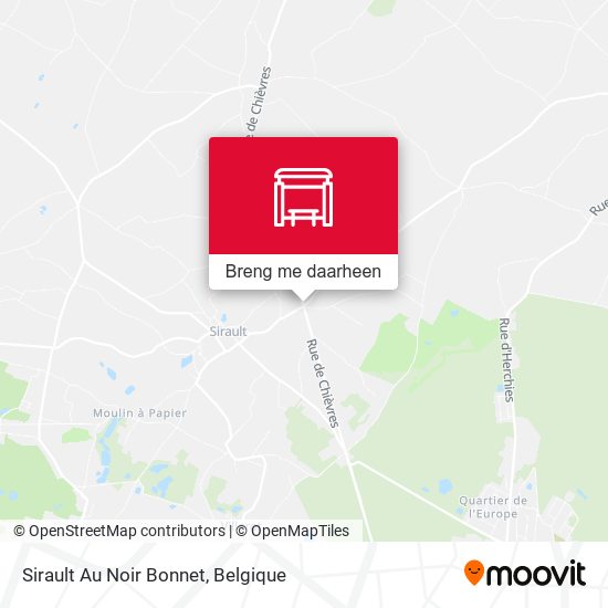 Sirault Au Noir Bonnet kaart