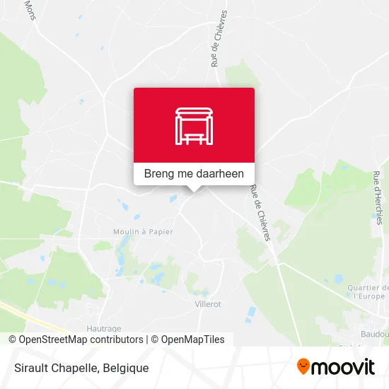 Sirault Chapelle kaart
