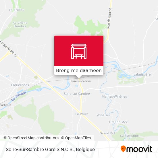 Solre-Sur-Sambre Gare S.N.C.B. kaart