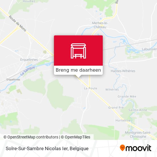 Solre-Sur-Sambre Nicolas Ier kaart