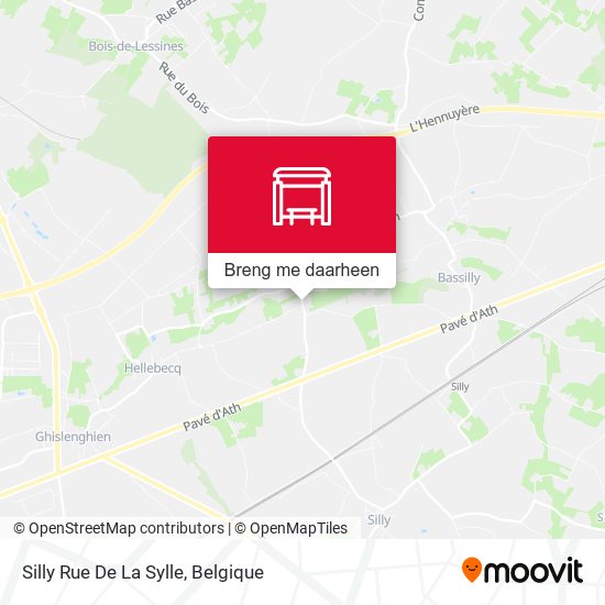 Silly Rue De La Sylle kaart