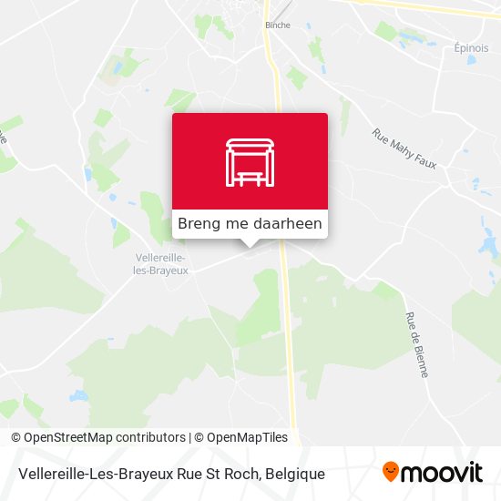 Vellereille-Les-Brayeux Rue St Roch kaart