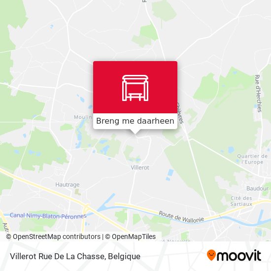Villerot Rue De La Chasse kaart