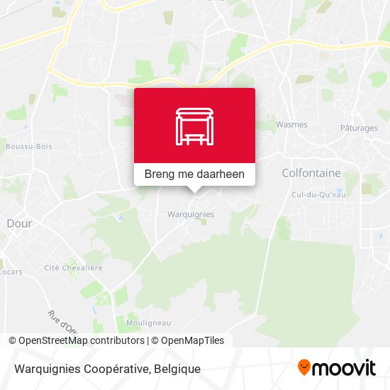 Warquignies Coopérative kaart