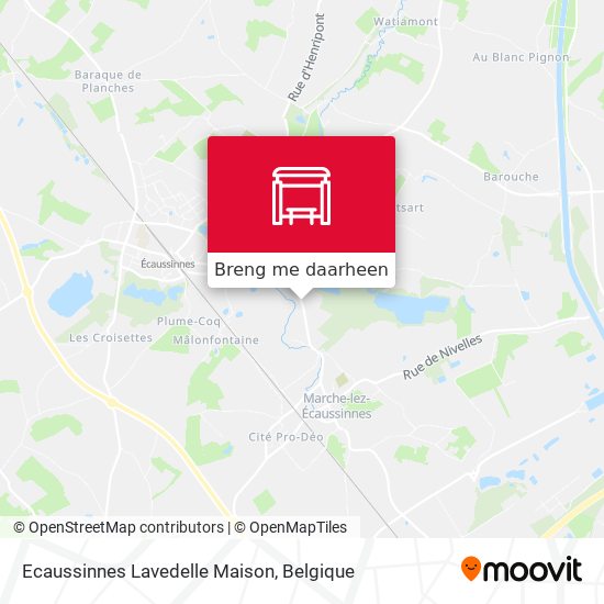 Ecaussinnes Lavedelle Maison kaart