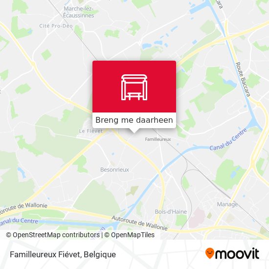 Familleureux Fiévet kaart