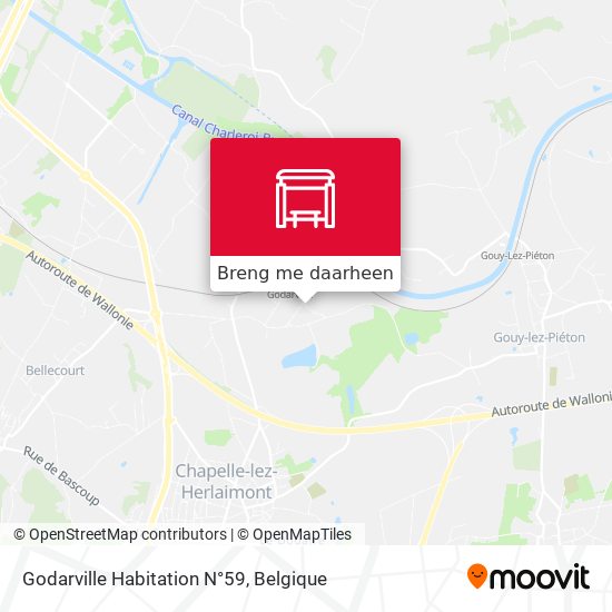 Godarville Habitation N°59 kaart