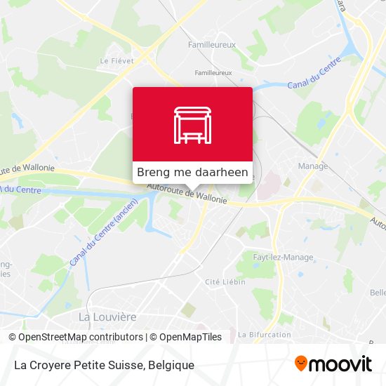 La Croyere Petite Suisse kaart
