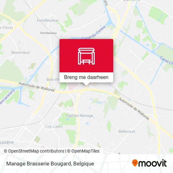 Manage Brasserie Bougard kaart