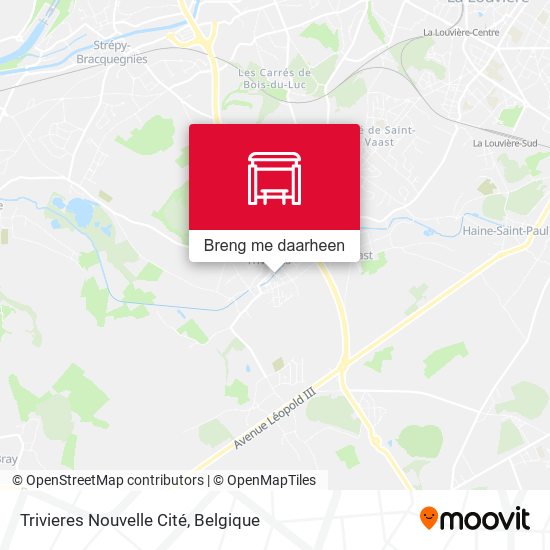 Trivieres Nouvelle Cité kaart