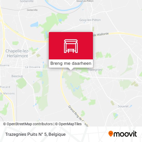 Trazegnies Puits N° 5 kaart