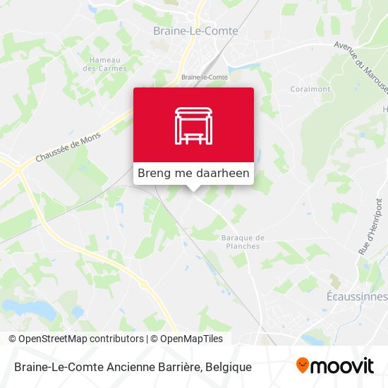 Braine-Le-Comte Ancienne Barrière kaart