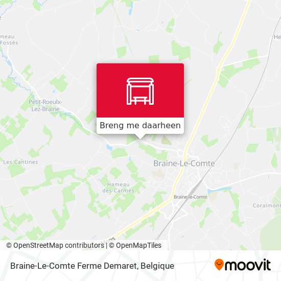 Braine-Le-Comte Ferme Demaret kaart