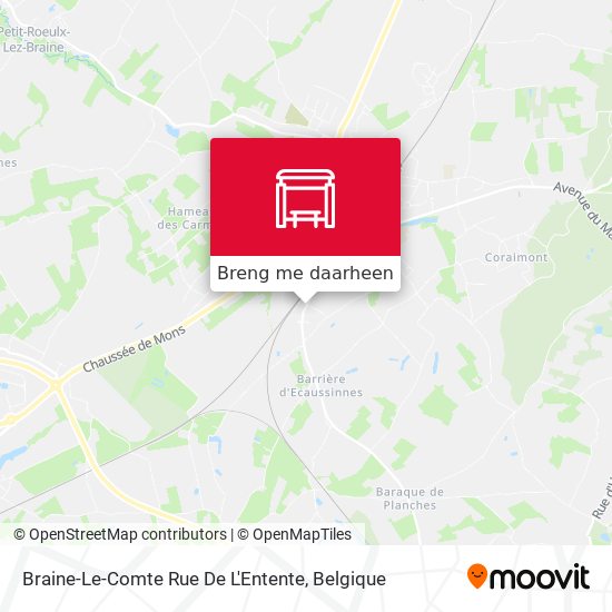 Braine-Le-Comte Rue De L'Entente kaart