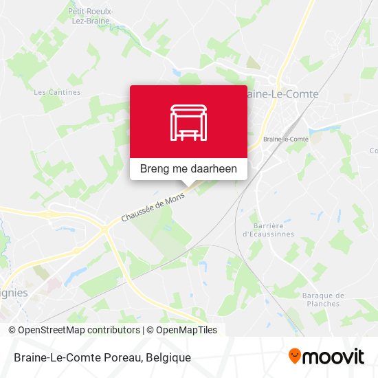 Braine-Le-Comte Poreau kaart