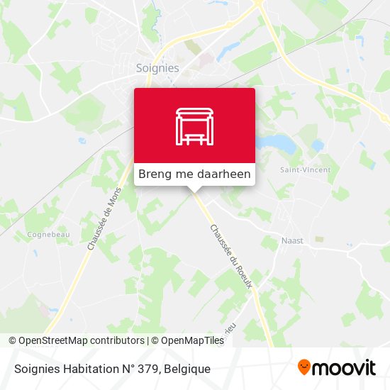 Soignies Habitation N° 379 kaart