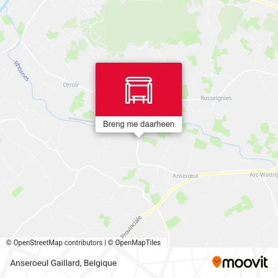 Anseroeul Gaillard kaart