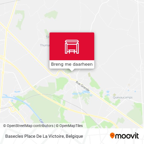 Basecles Place De La Victoire kaart