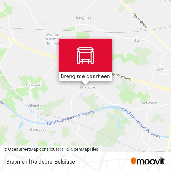 Brasmenil Roidepré kaart