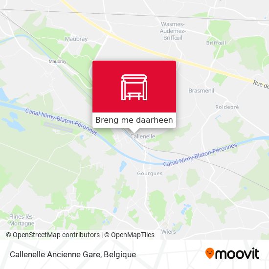 Callenelle Ancienne Gare kaart