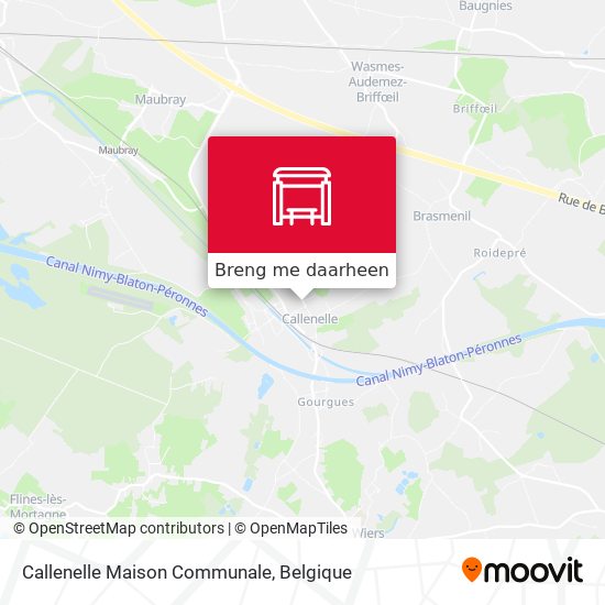 Callenelle Maison Communale kaart