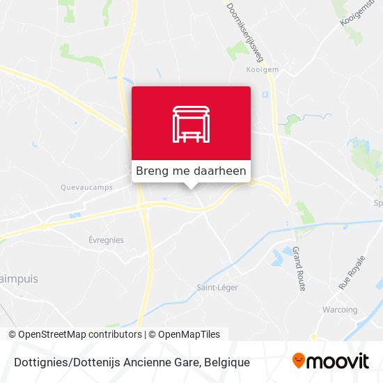 Dottignies / Dottenijs Ancienne Gare kaart